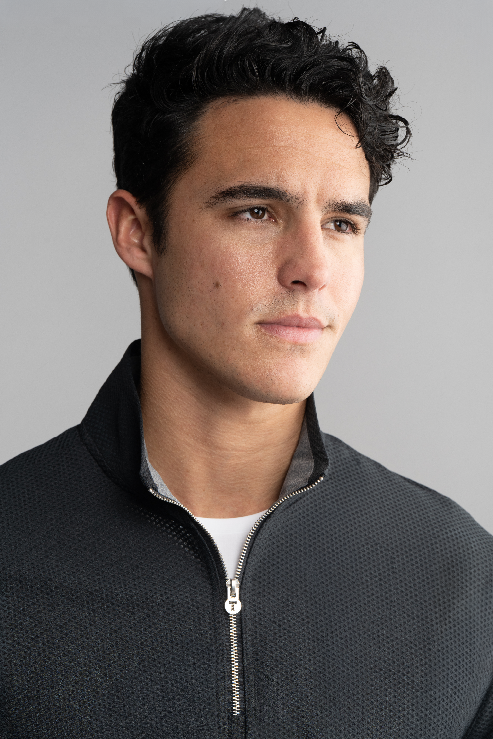 Air Quarter Zip // Charcoal