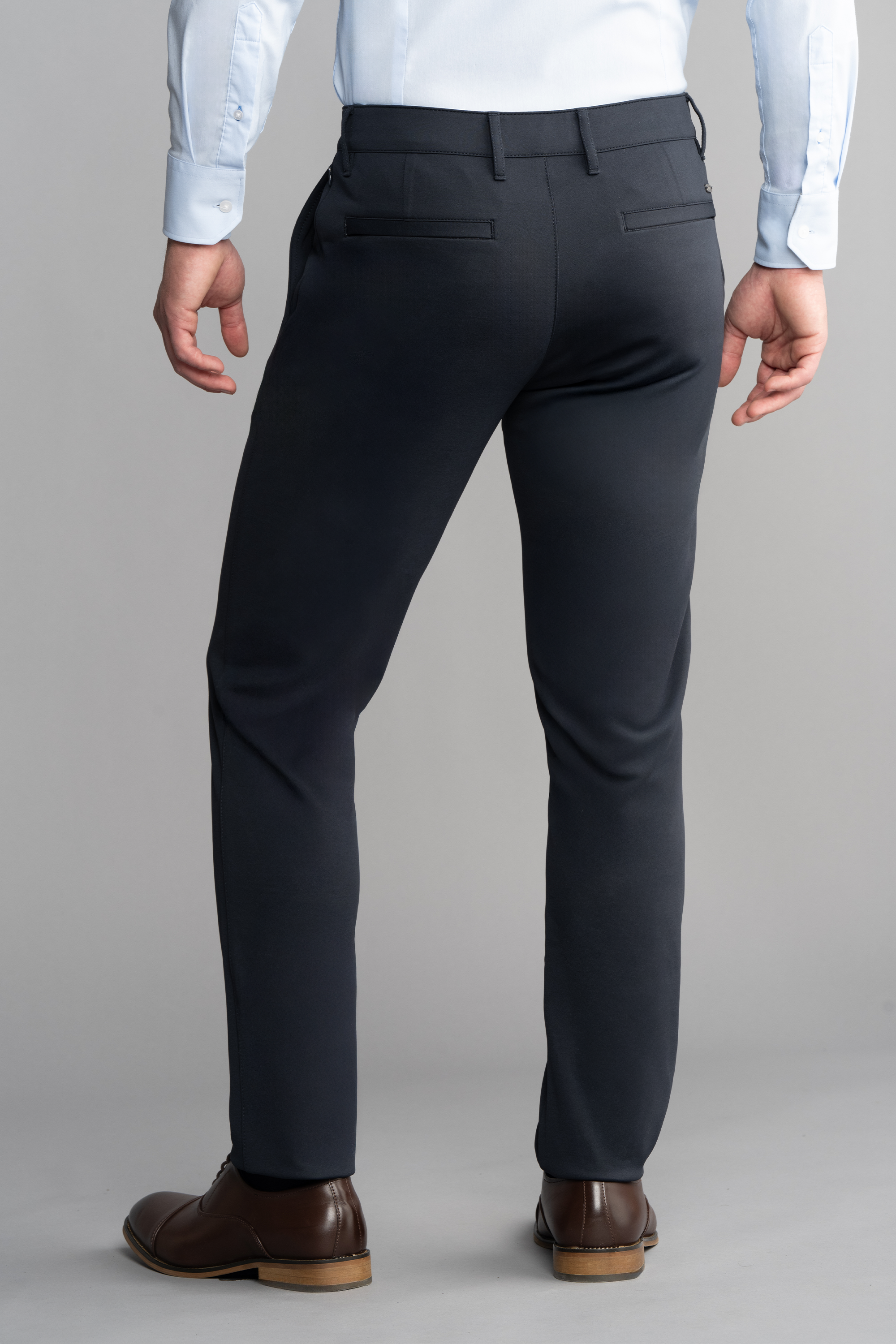 Circular Knit Pants // Navy