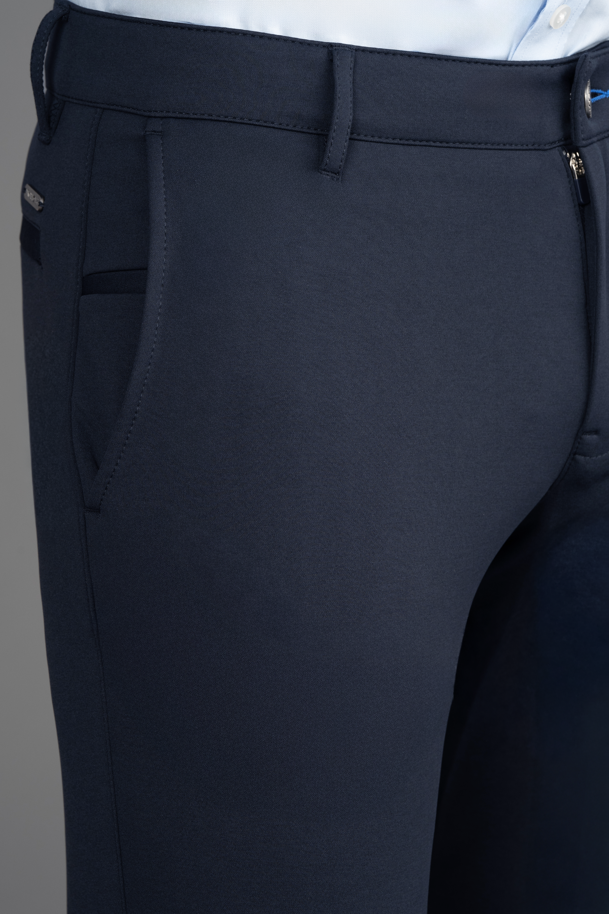 Circular Knit Pants // Navy