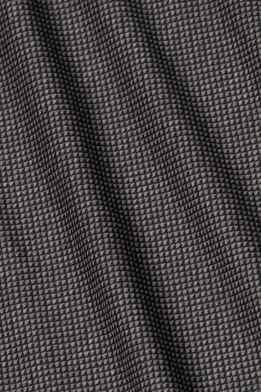 Long Sleeve Button Down Polo Dot // Grey Scale