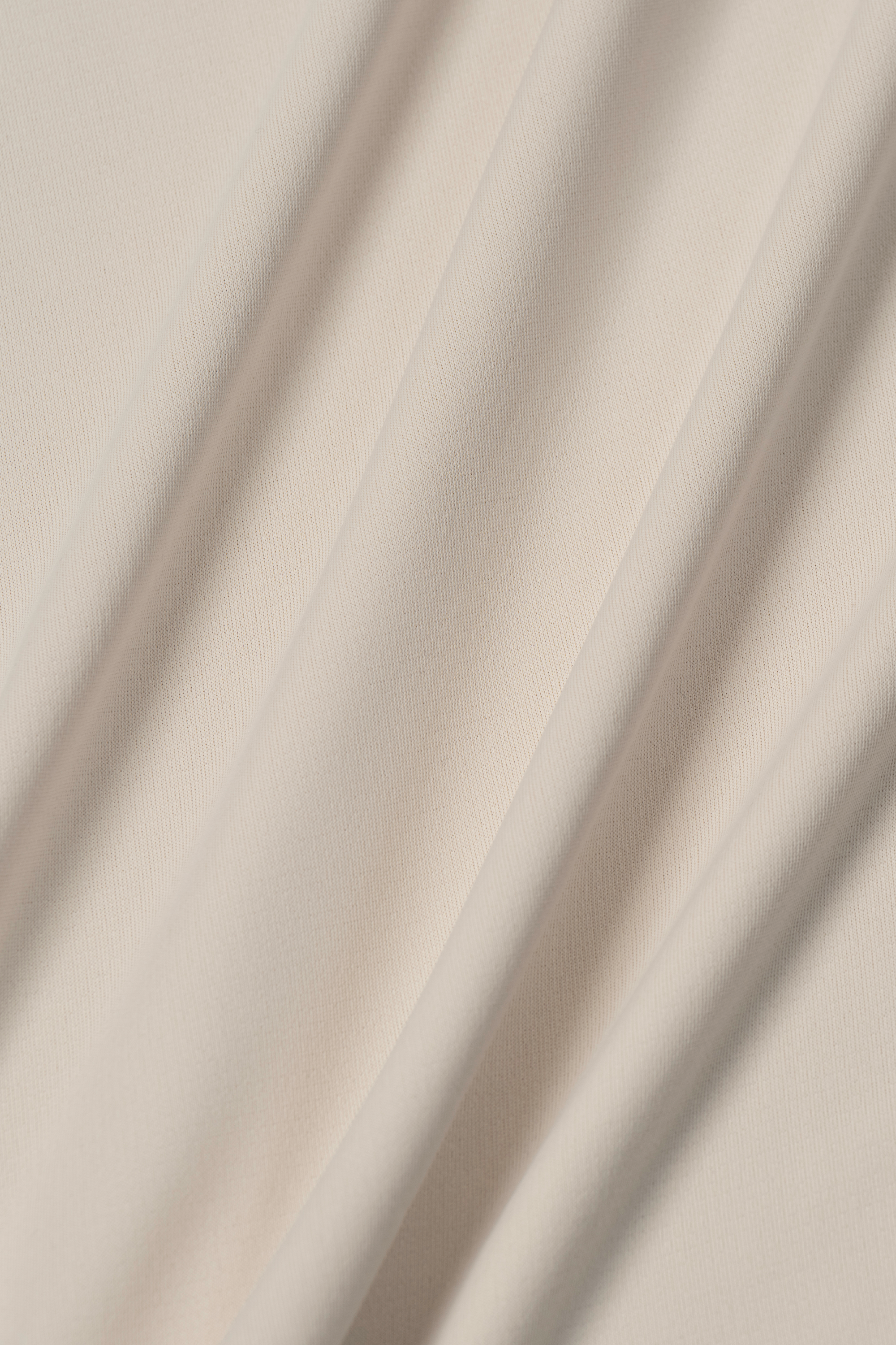 Long Sleeve Button Down Polo Solid // Ivory