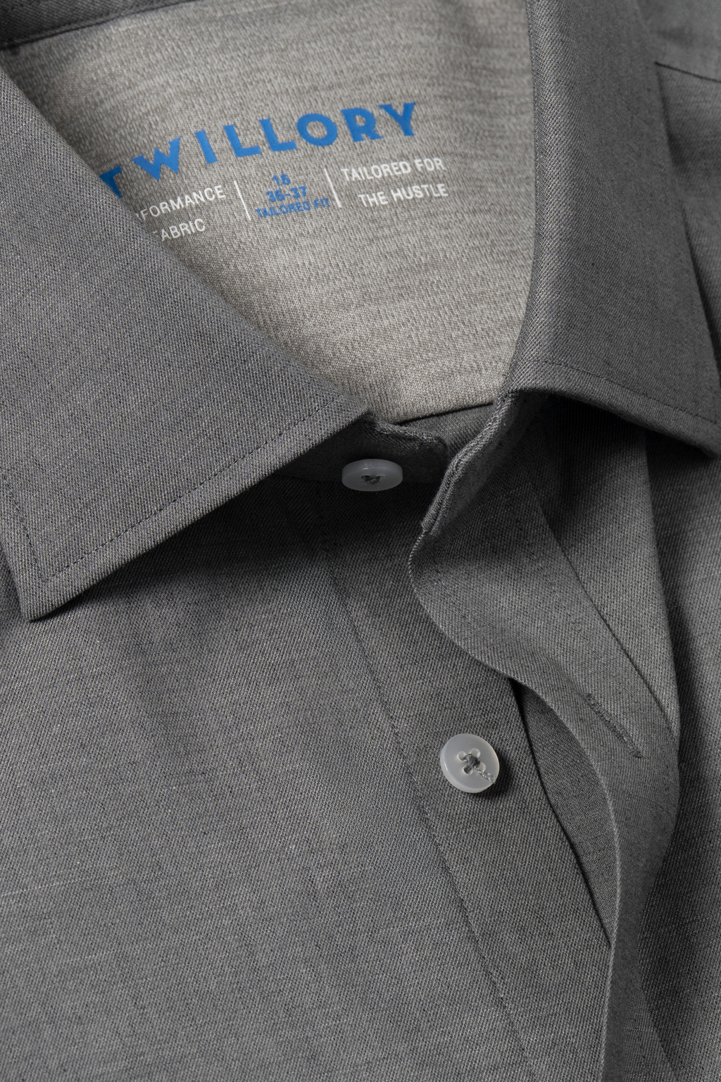 Leader Non-Iron Solid // Heather Grey