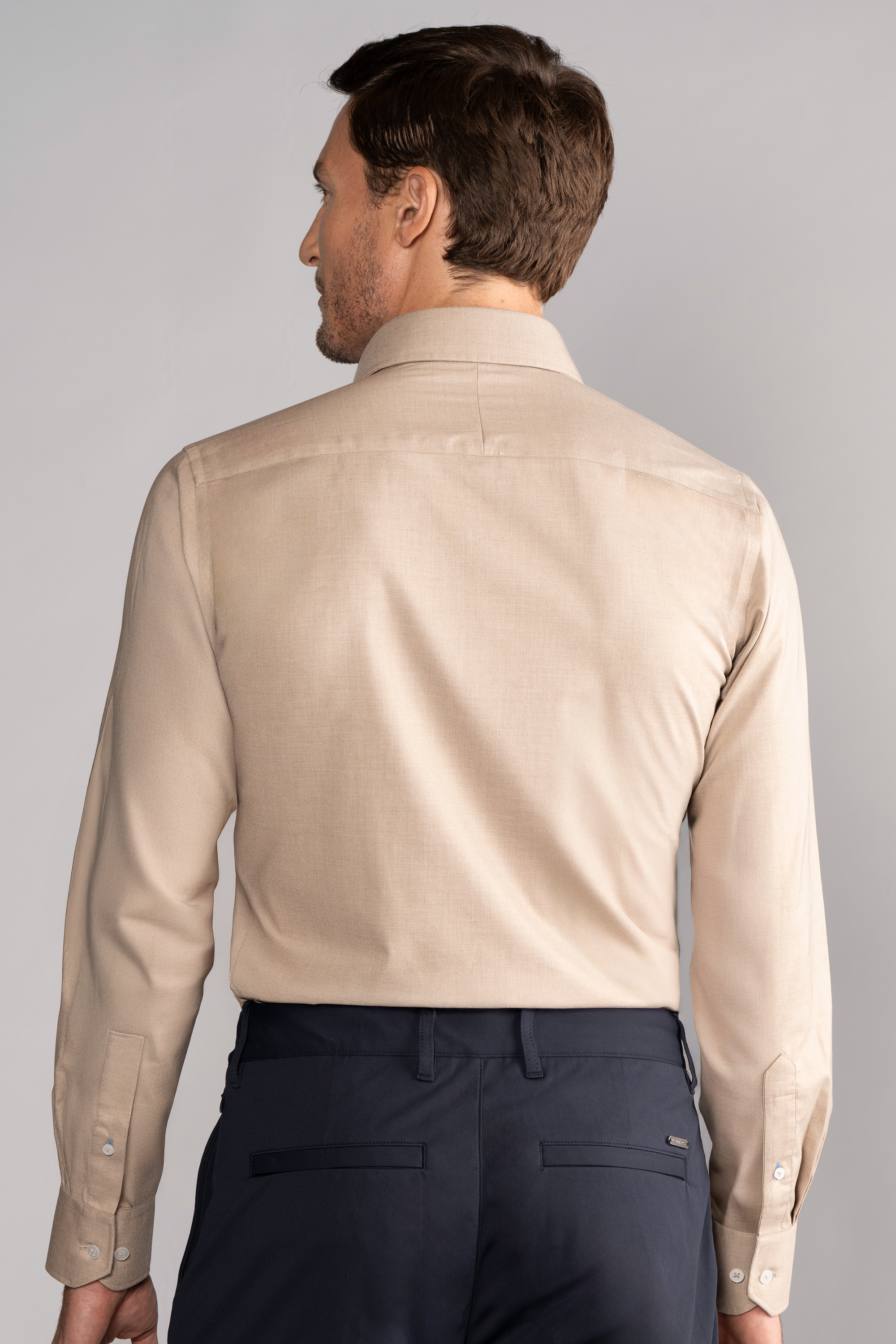 Leader Non-Iron Solid // Heather Sepia