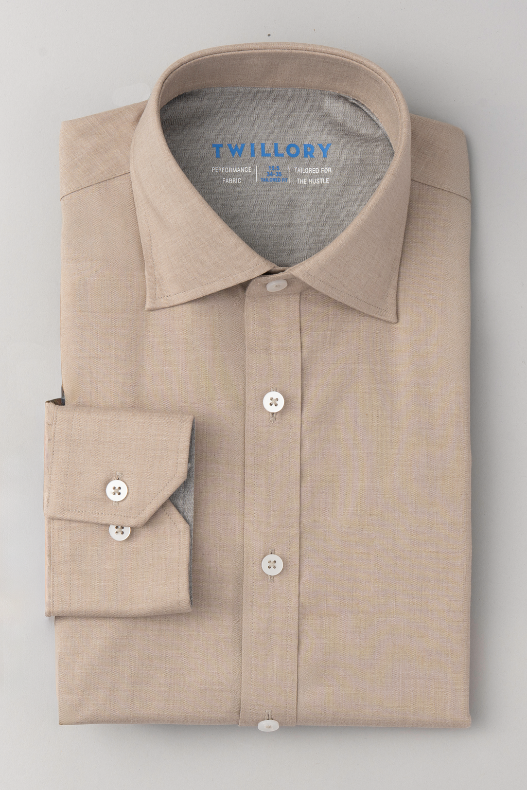 Leader Non-Iron Solid // Heather Sepia