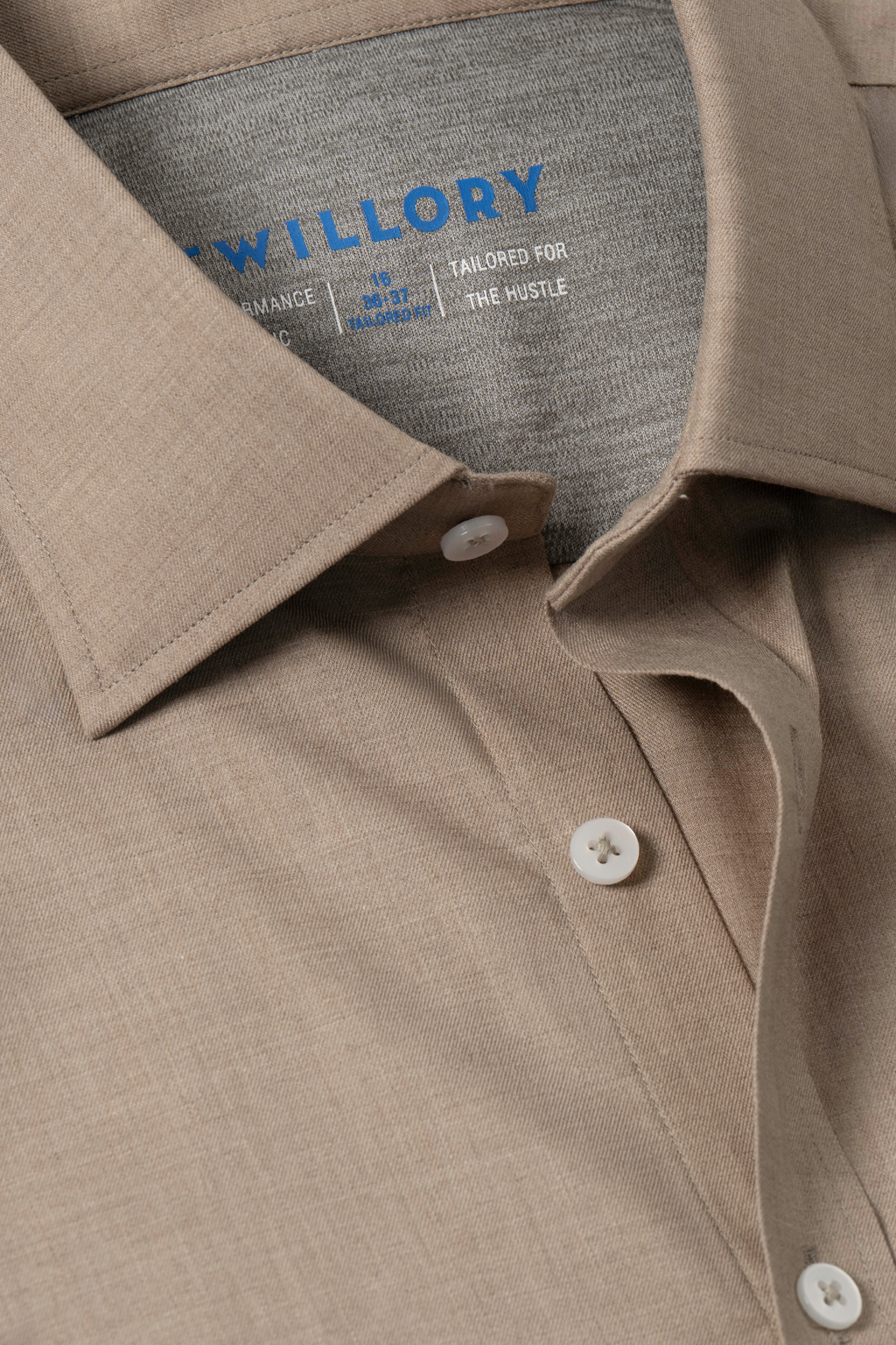 Leader Non-Iron Solid // Heather Sepia