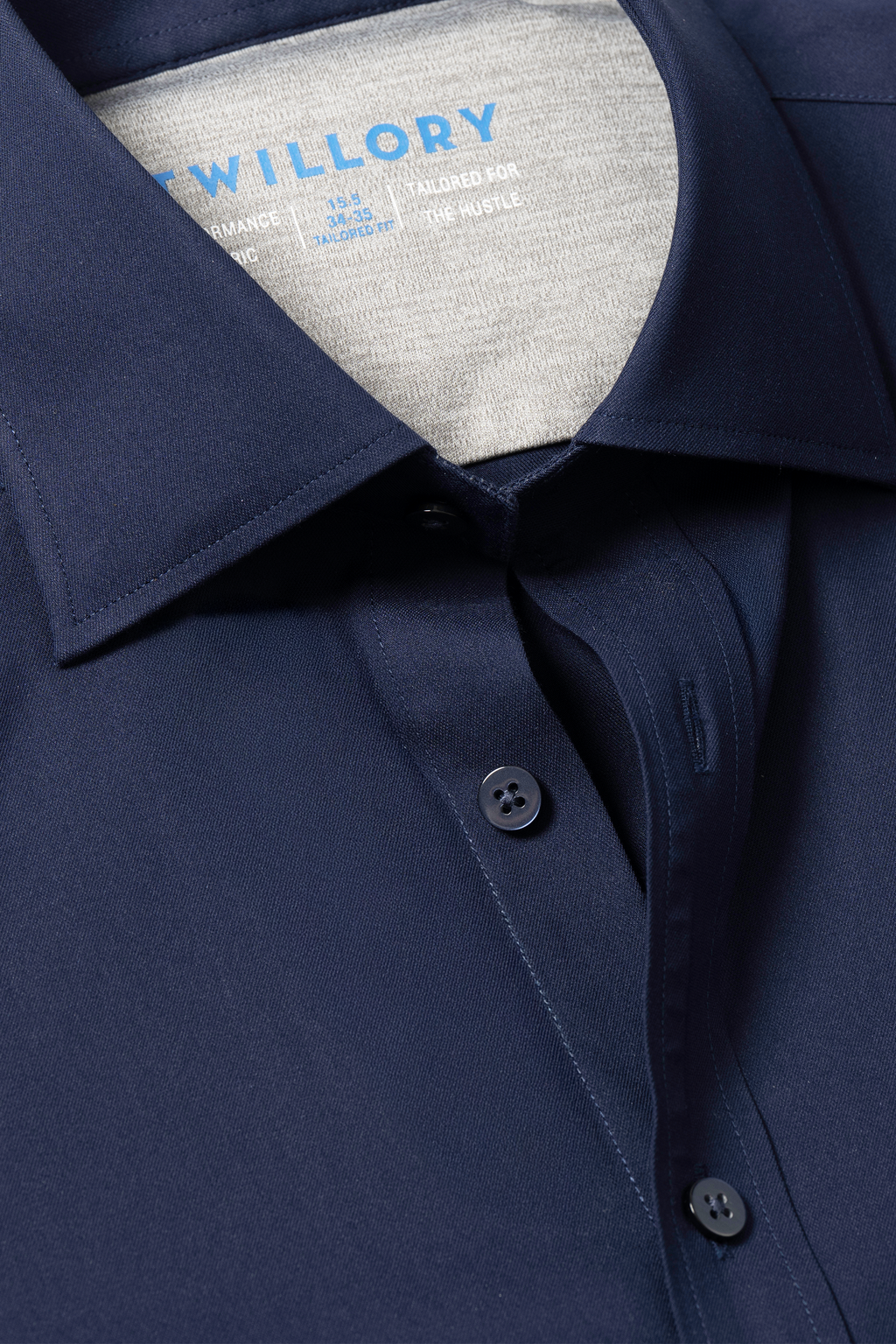Leader Non-Iron Solid // Navy