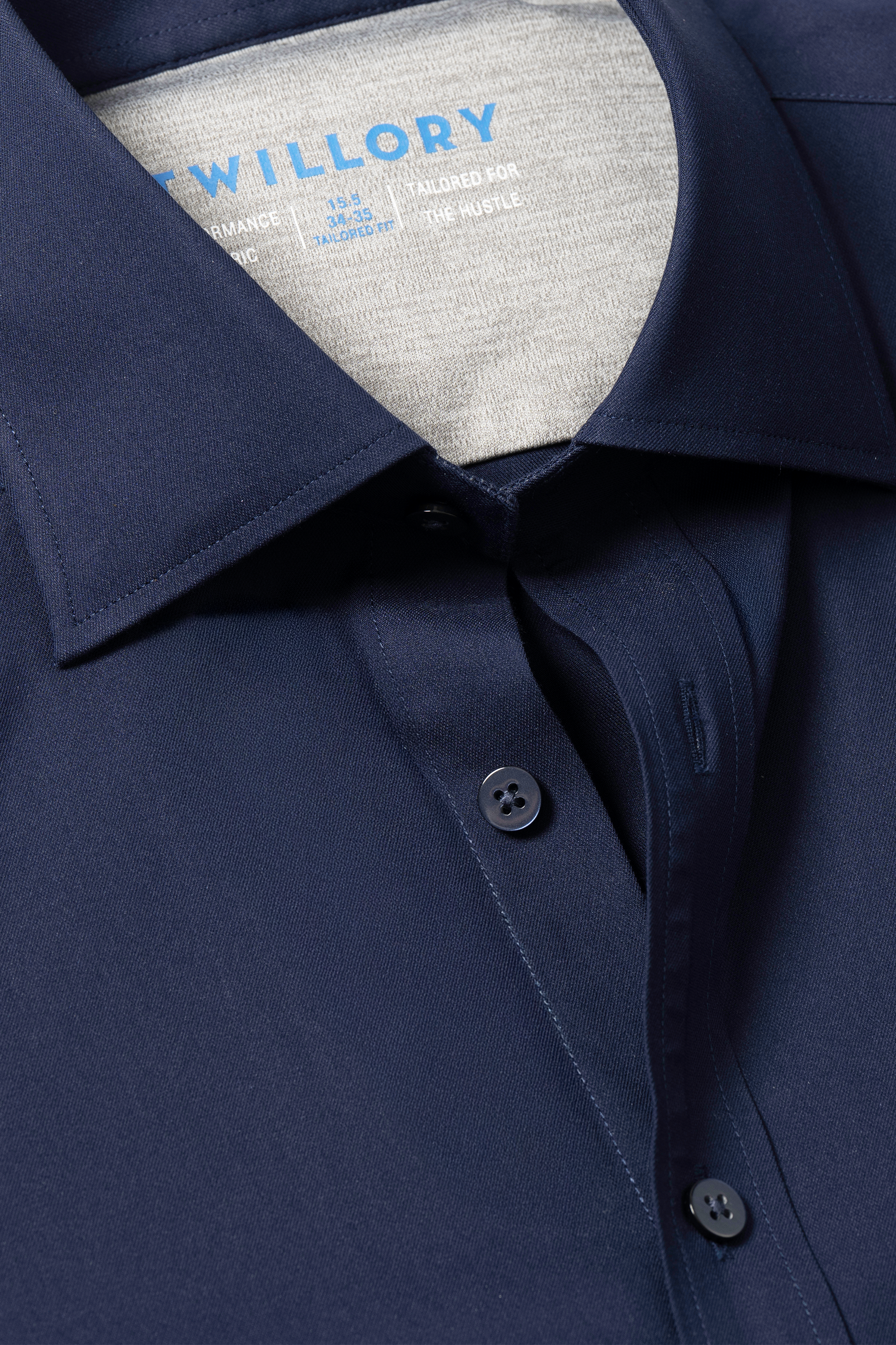 Leader Non-Iron Solid // Navy