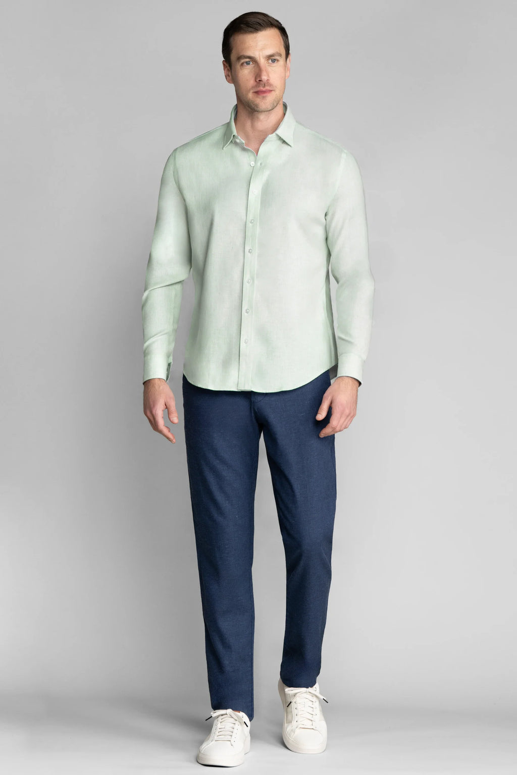 Performance Linen Shirt // Green
