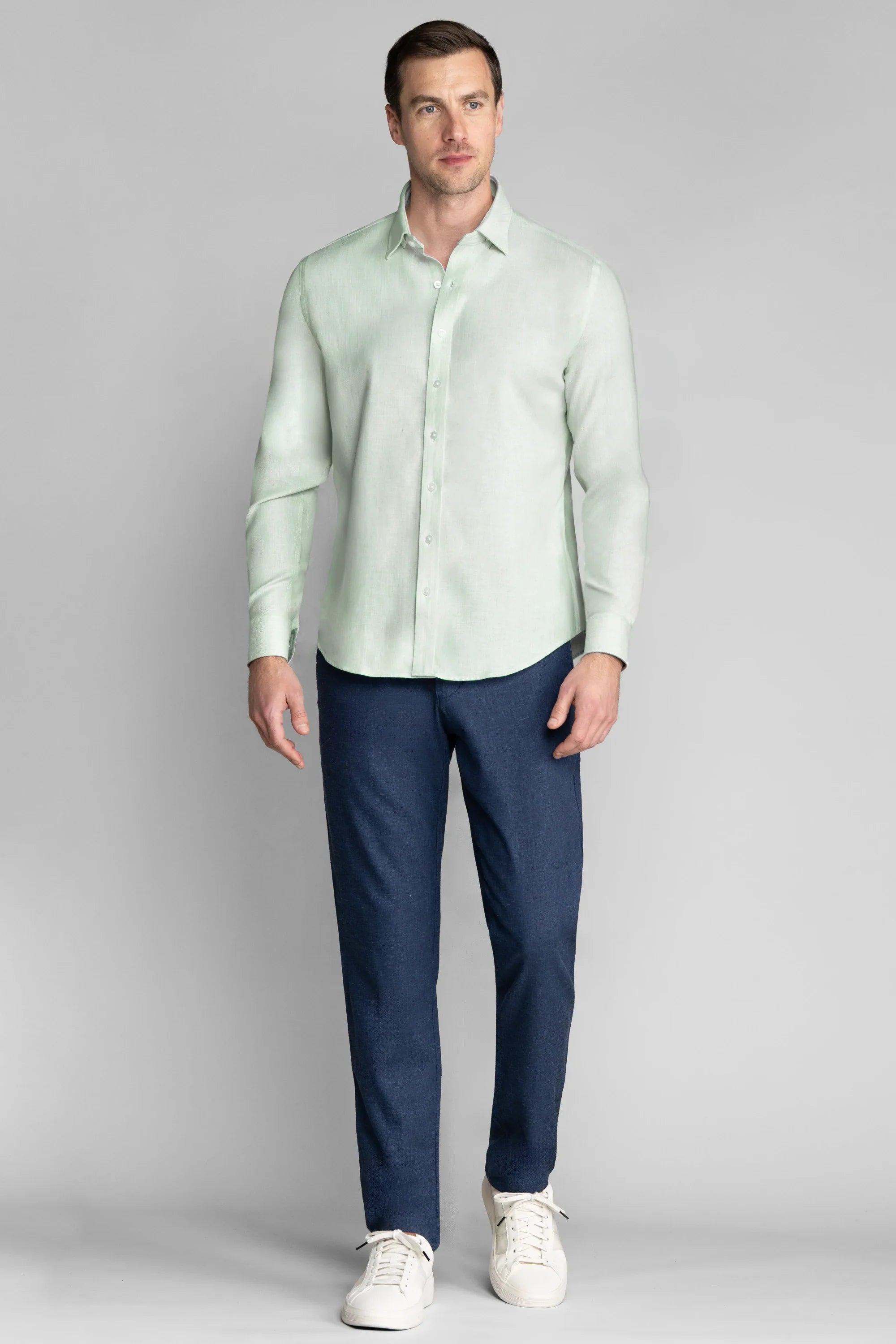 Performance Linen Shirt // Green