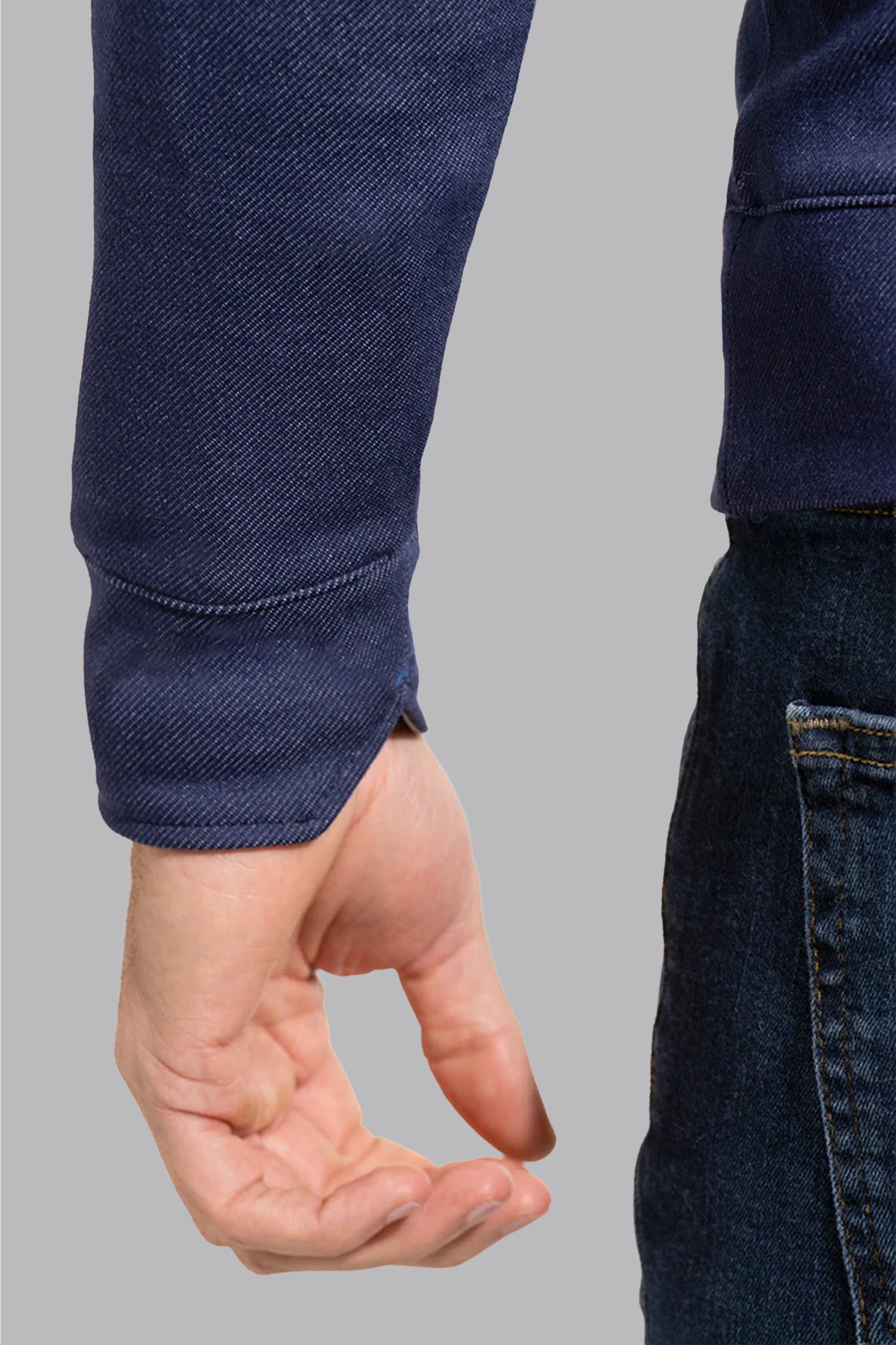 Performance Quarter Zip // Denim