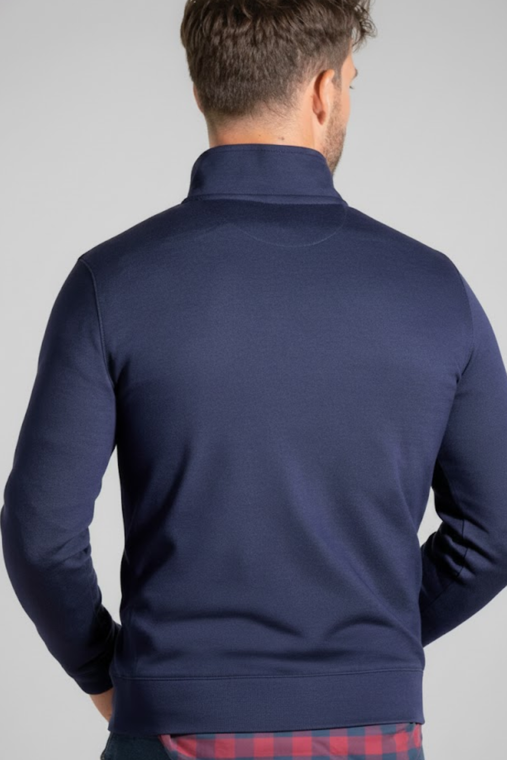 Performance Quarter Zip // Denim