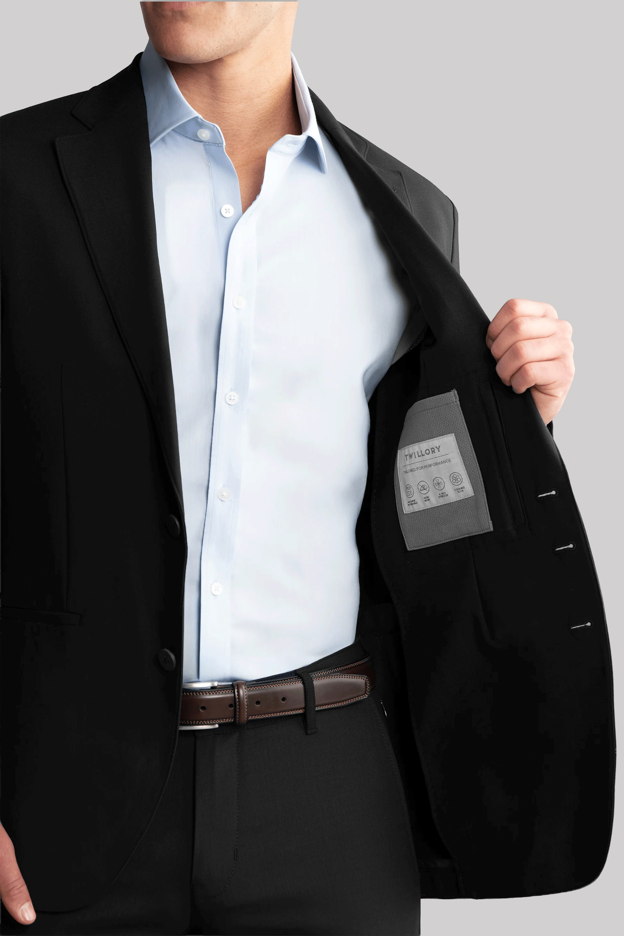 Hybrid Wool Blazer // Black