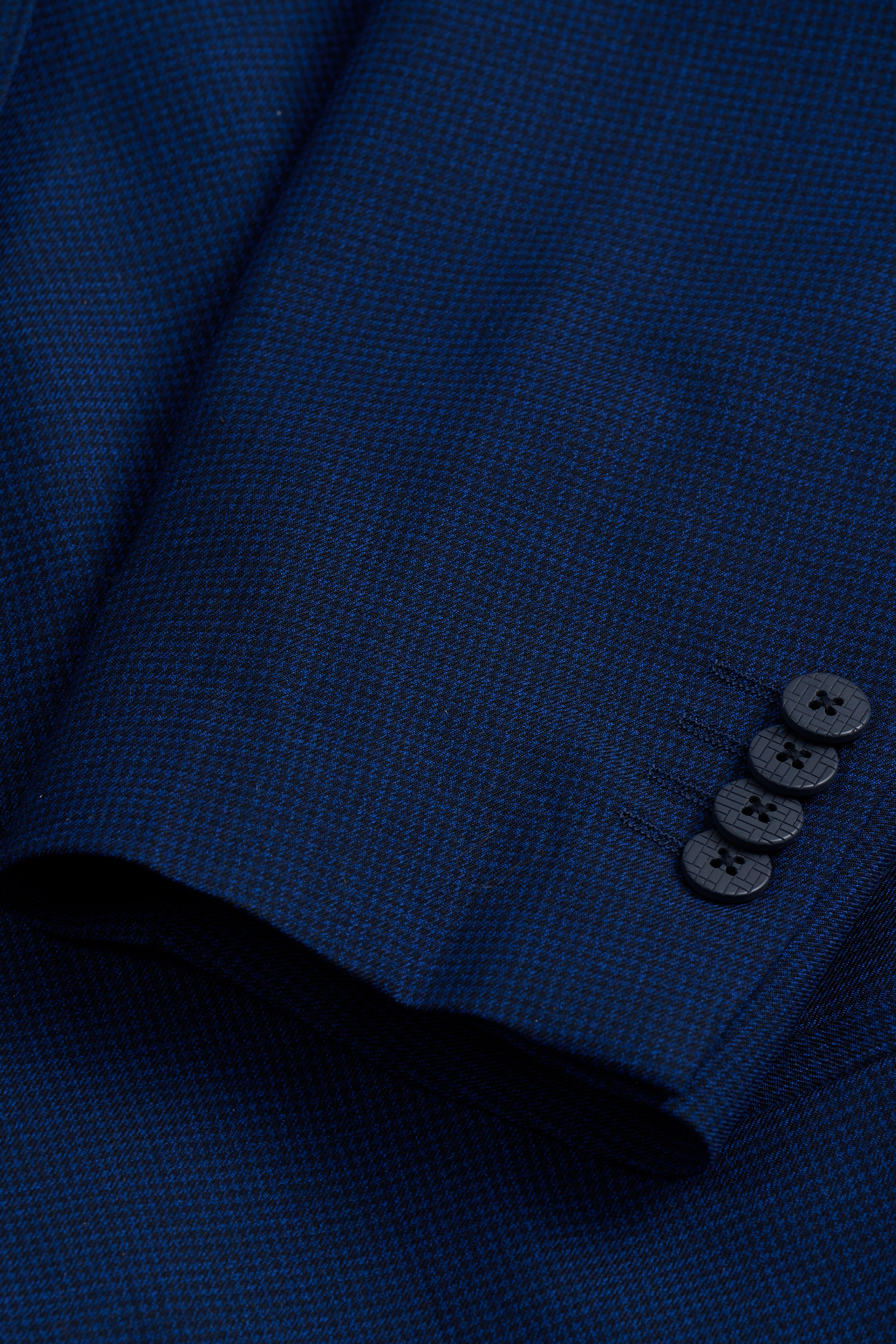 Hybrid Wool Blazer // Navy Puppytooth