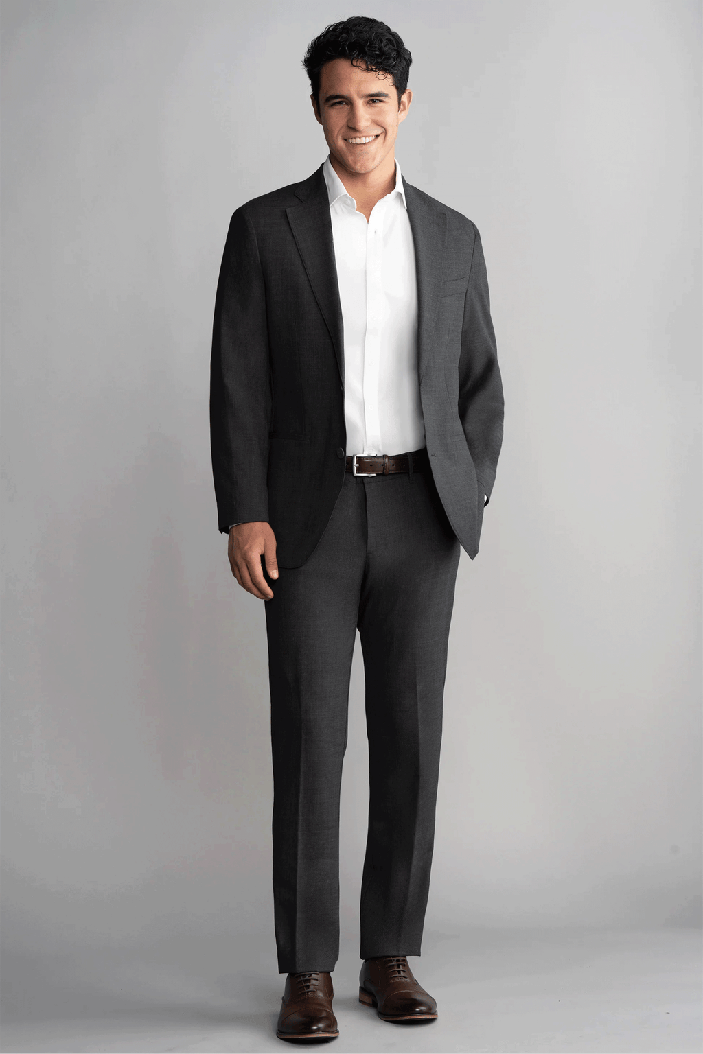 Hybrid Wool Blazer // Grey Heather