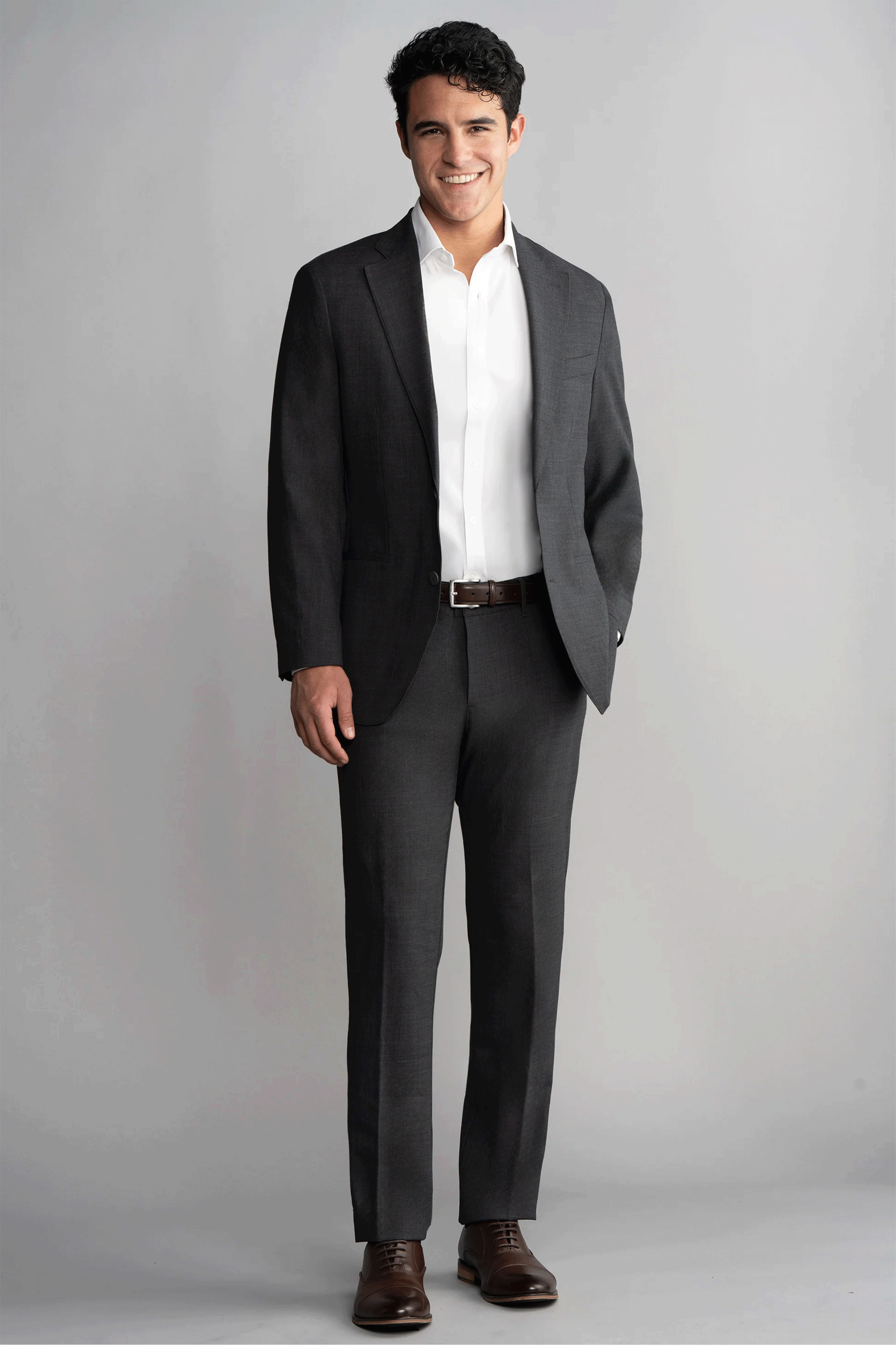 Hybrid Wool Blazer // Grey Heather