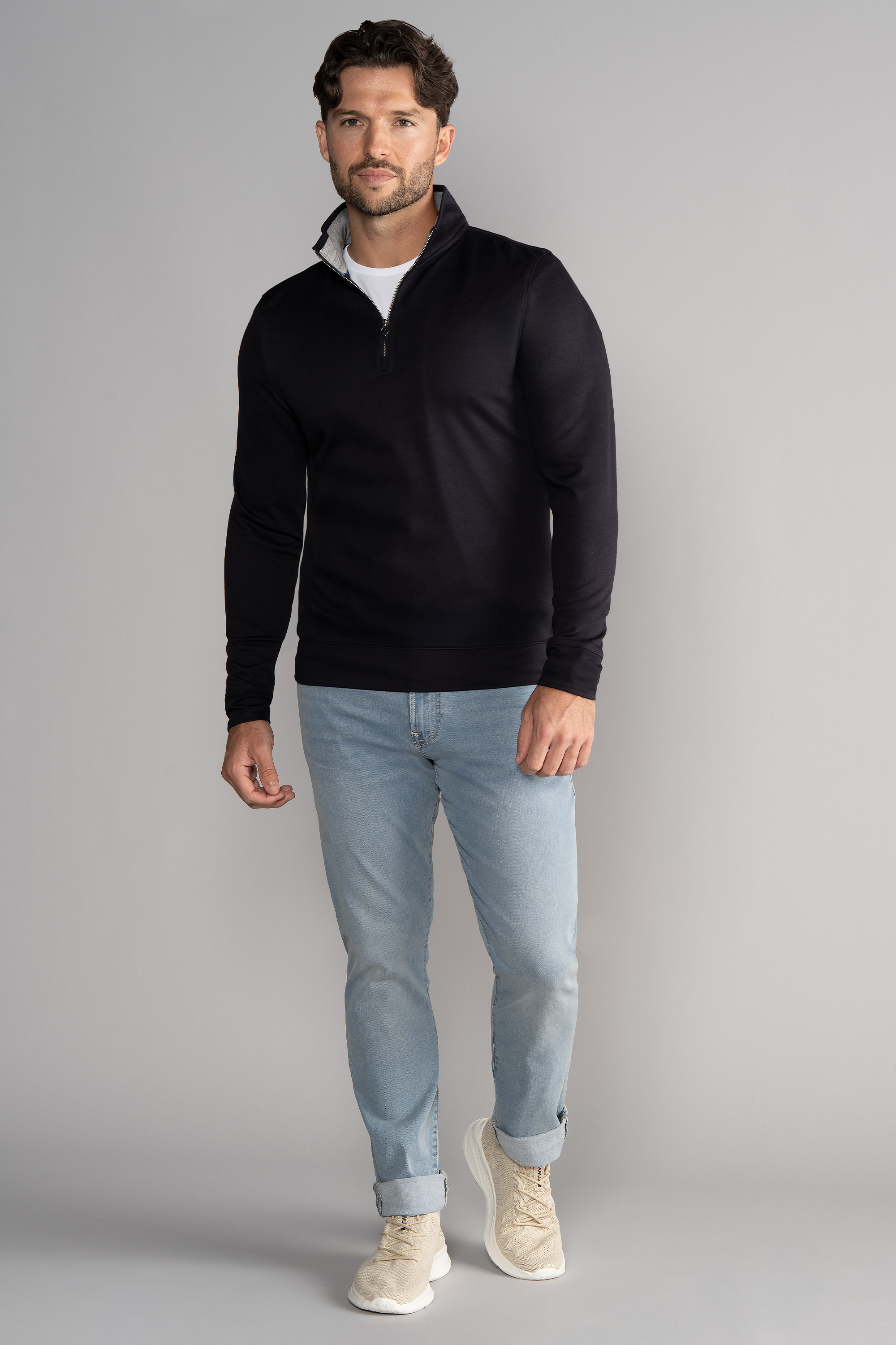 Performance Quarter Zip // Black