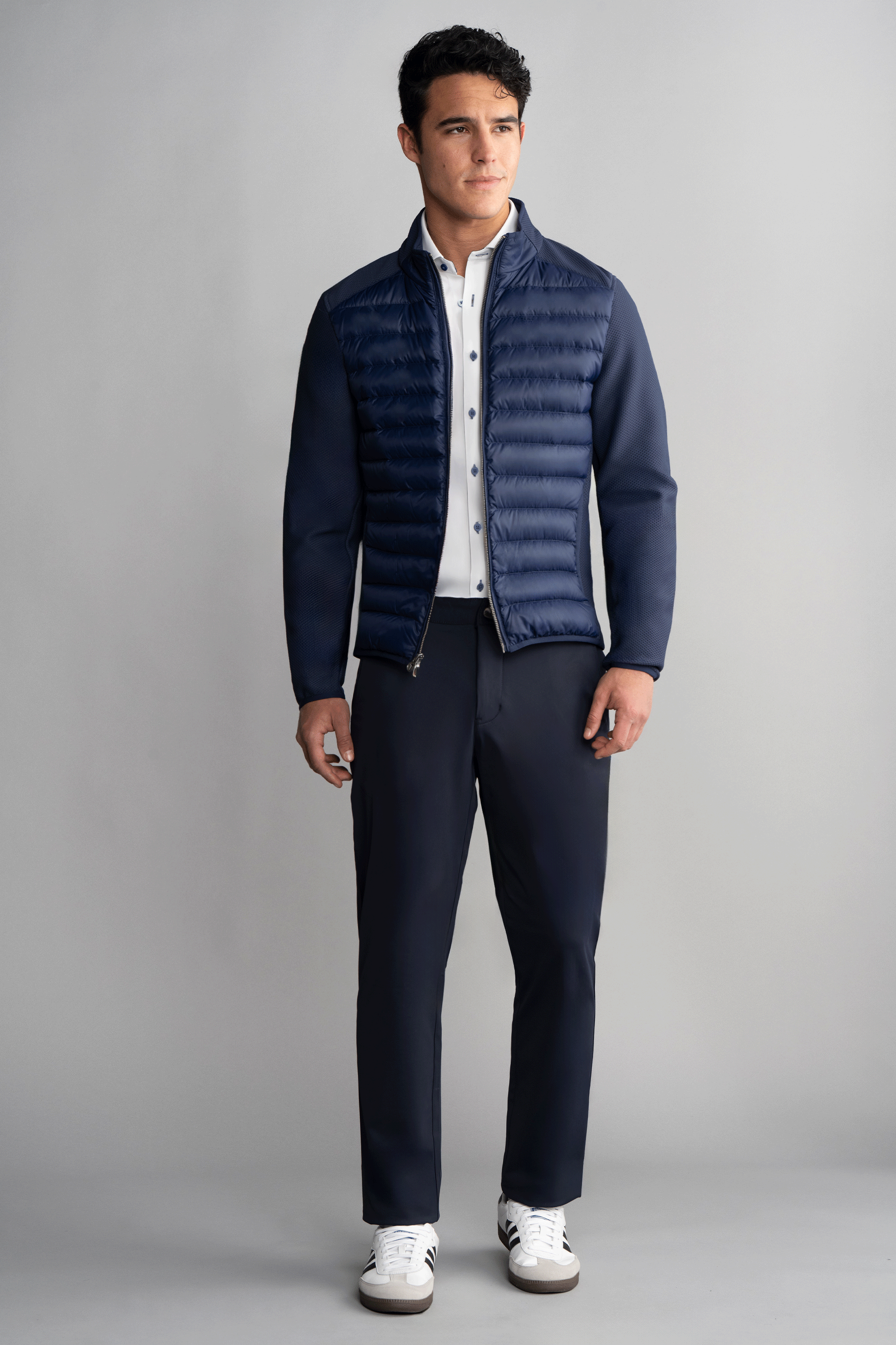 Central Hybrid Jacket // Navy