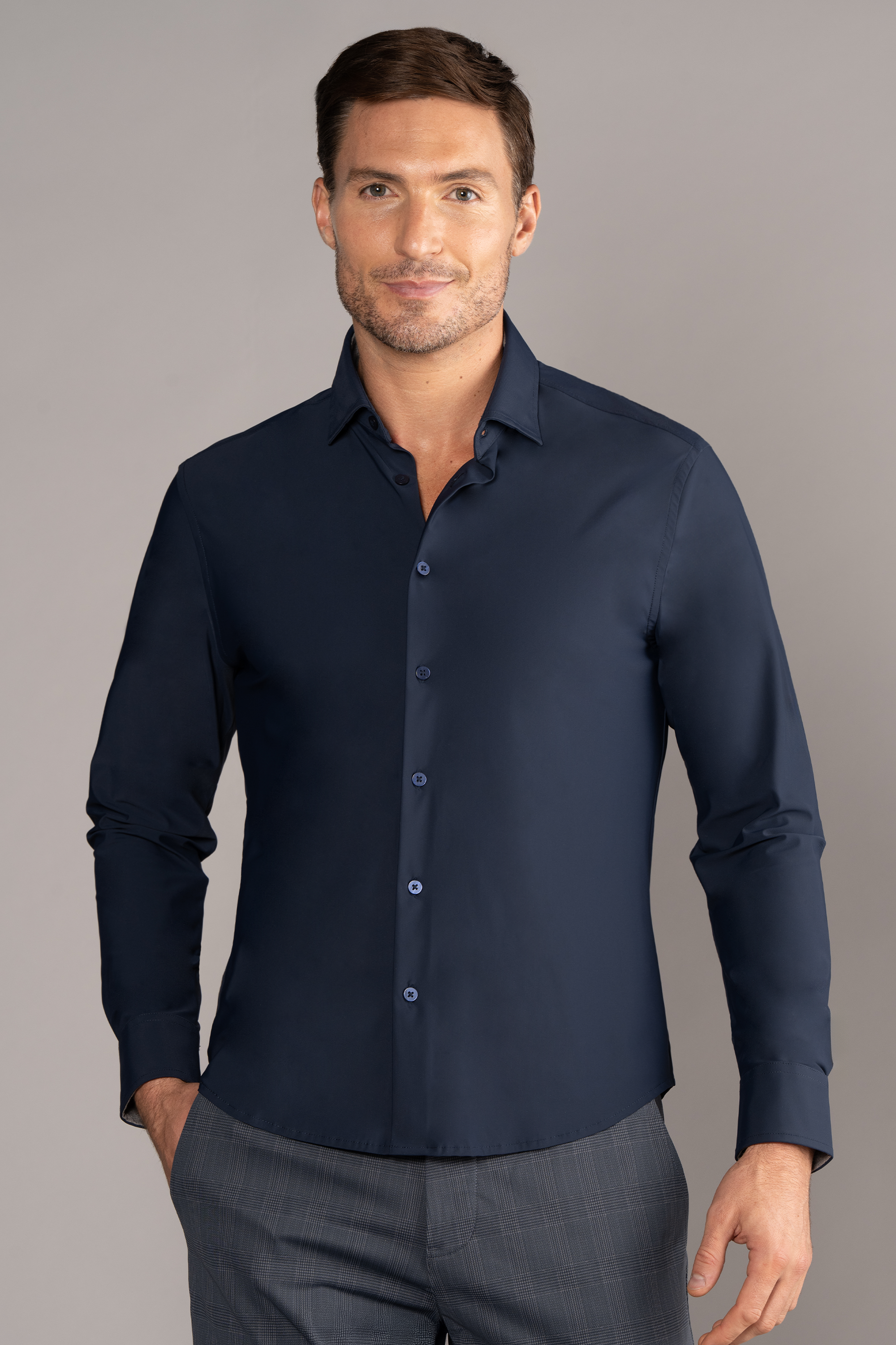 The Event Shirt Solid // Navy