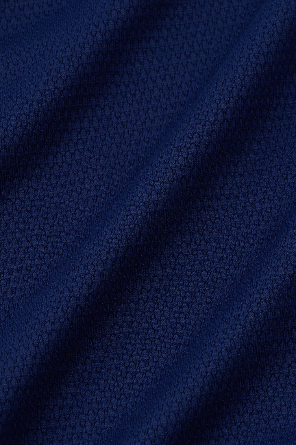 Long Sleeve Sweater Polo Solid // Navy