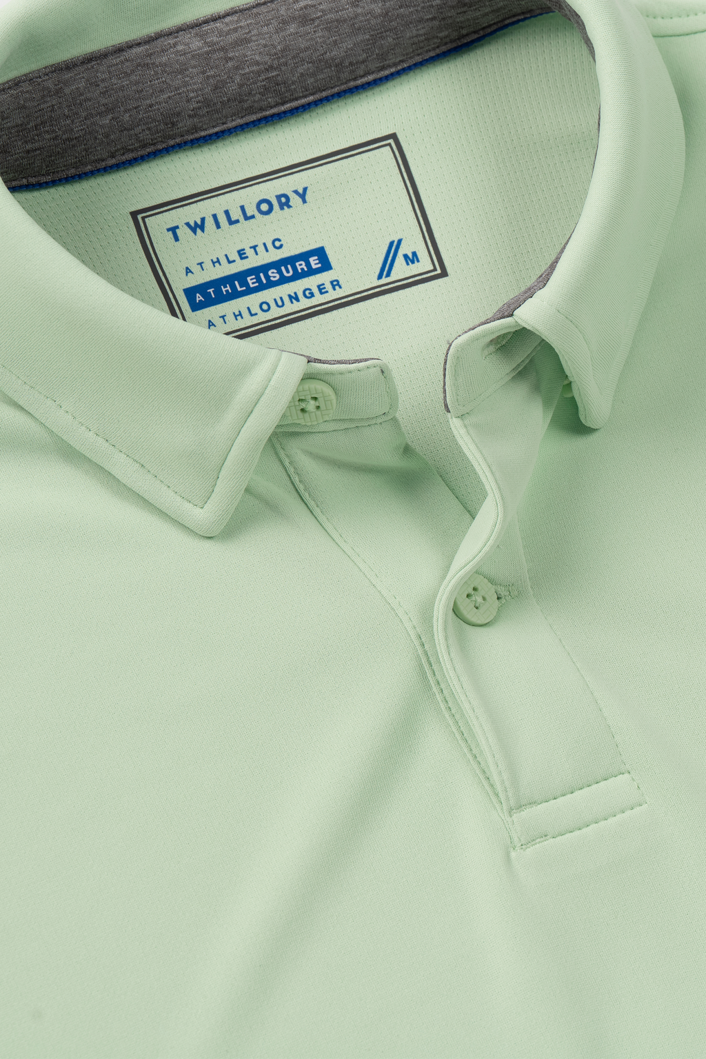 Short Sleeve Polo Solid // Pastel Green