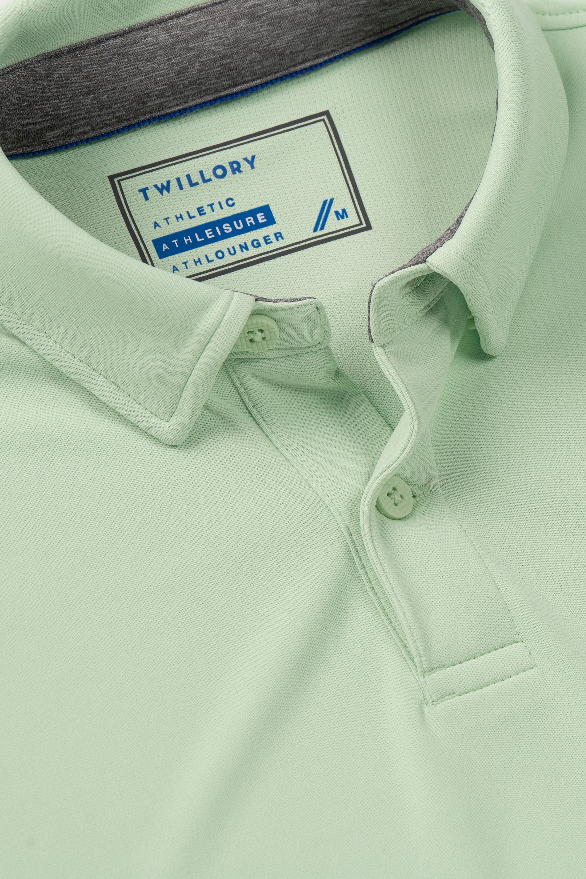Short Sleeve Polo Solid // Pastel Green